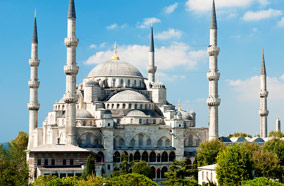 Get cheapest airfares to Blue Mosque in Istanbul