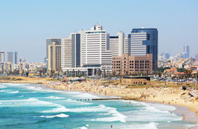 Get discount flights to Tel Aviv skyline